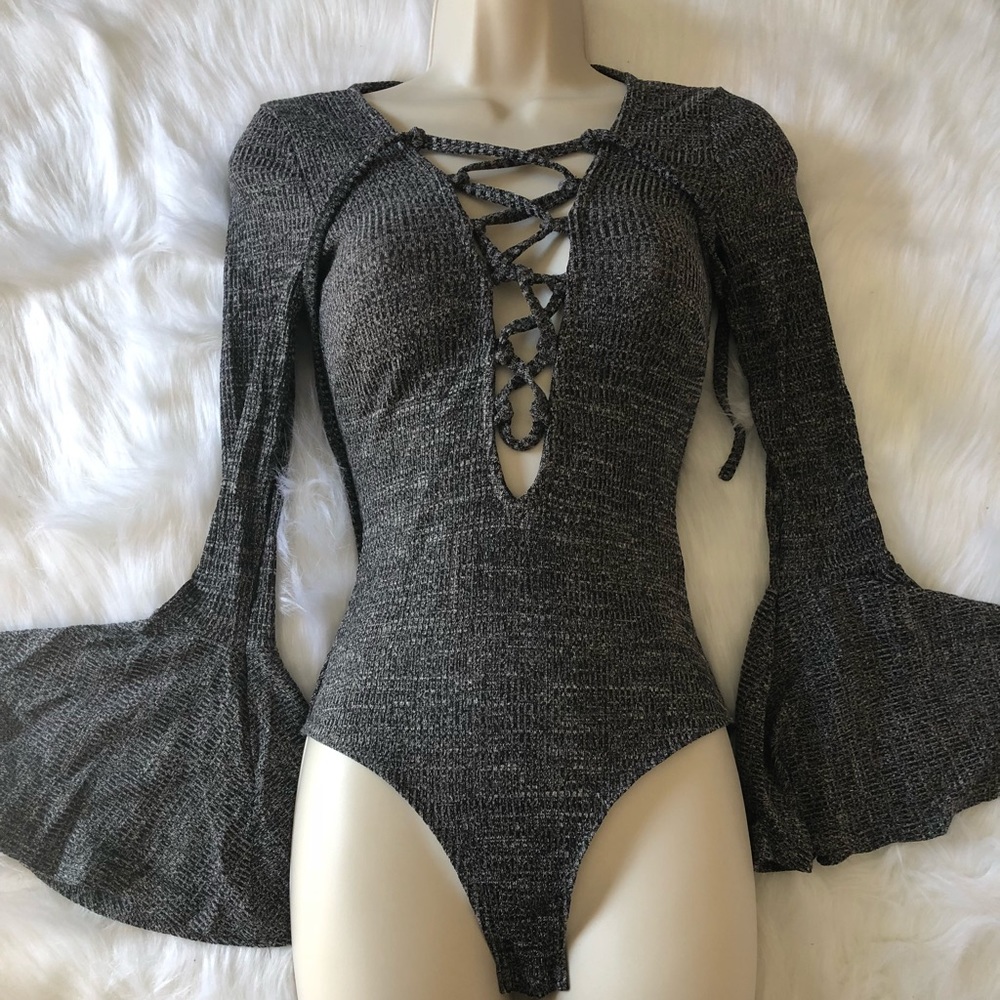 Christy top / lace up bodysuit 💕